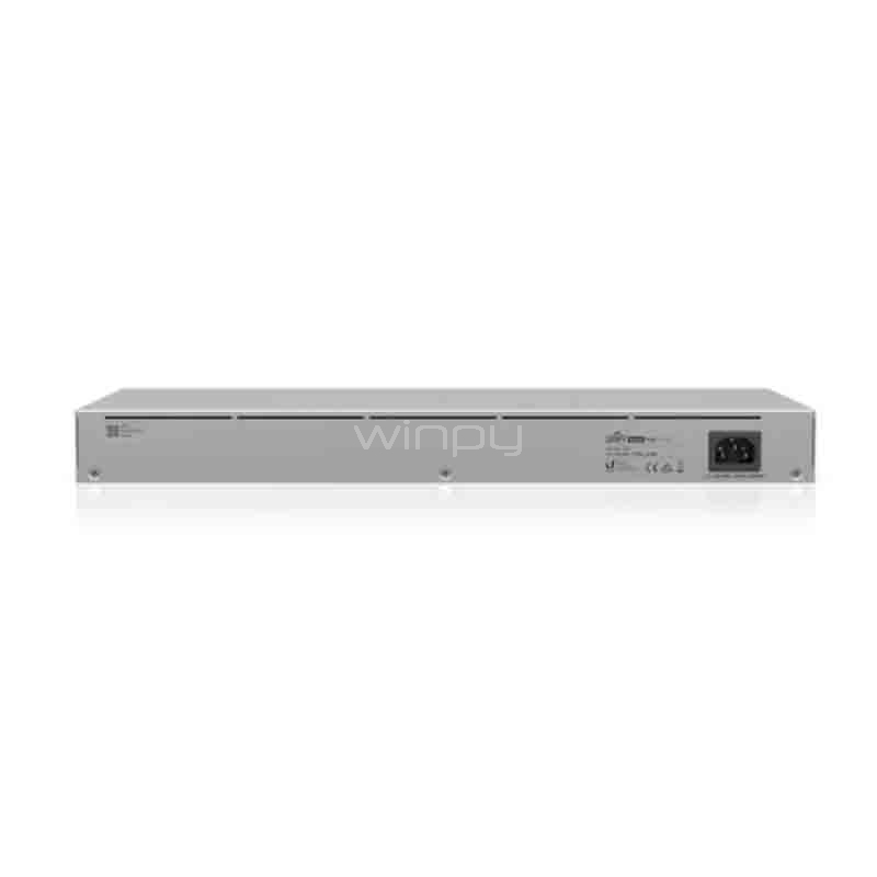 Switch Ubiquiti USW-16-POE de 16 Puertos (Gestionado, L2, SFP, 36 Gb/s, PoE+, 42 W)