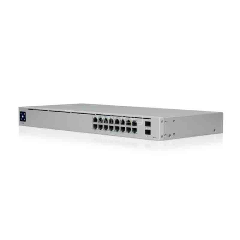 Switch Ubiquiti USW-16-POE de 16 Puertos (Gestionado, L2, SFP, 36 Gb/s, PoE+, 42 W)