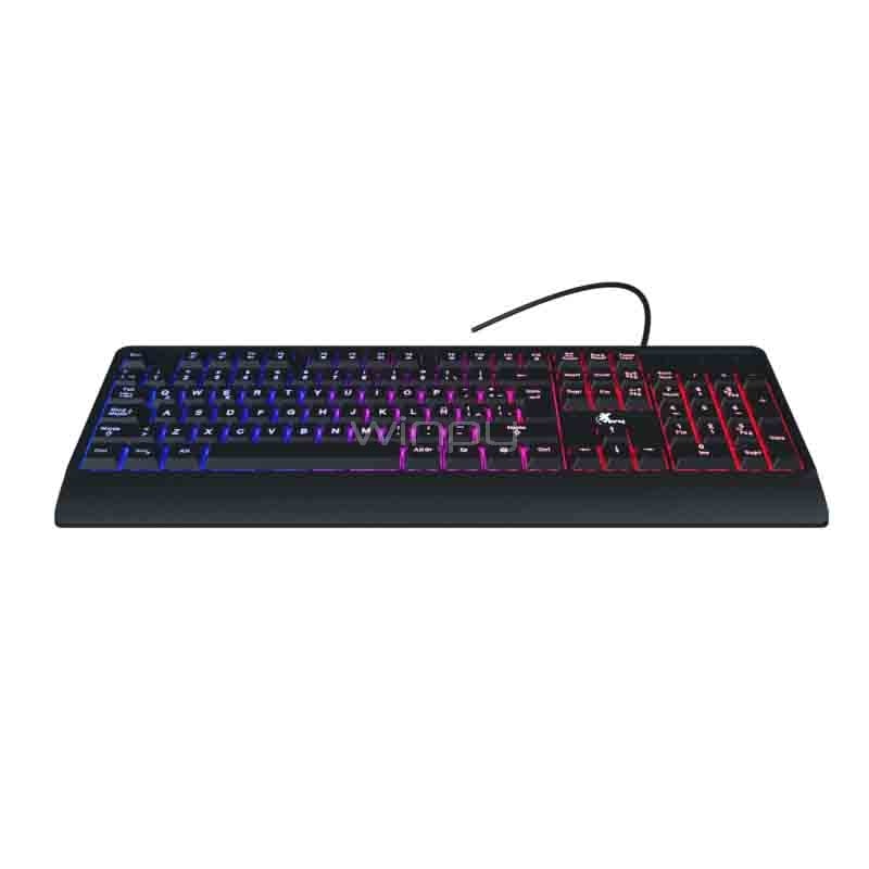Teclado Gamer XTech Chevalier (LED Multicolor, Español)