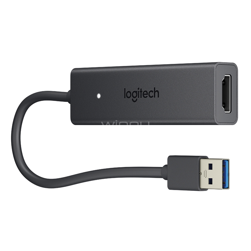 Adaptador HDMI Logitech Screen Share USB-A (FHD, Negro)