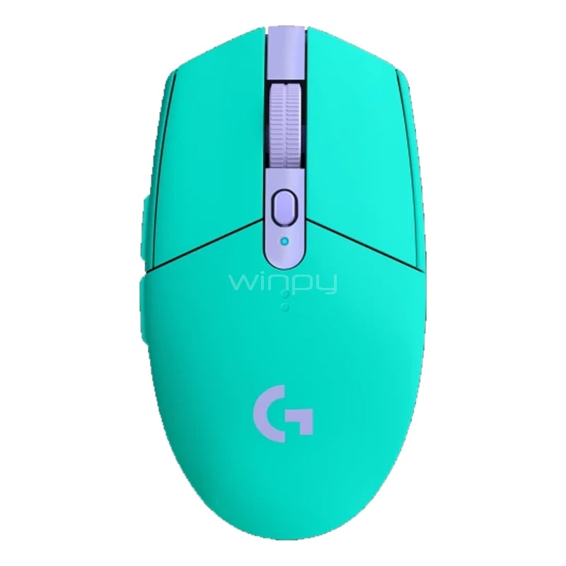 Mouse Gamer Logitech G305 Lightspeed (Inalámbrico, 1ms, 12.000dpi, 6 botones, Menta)