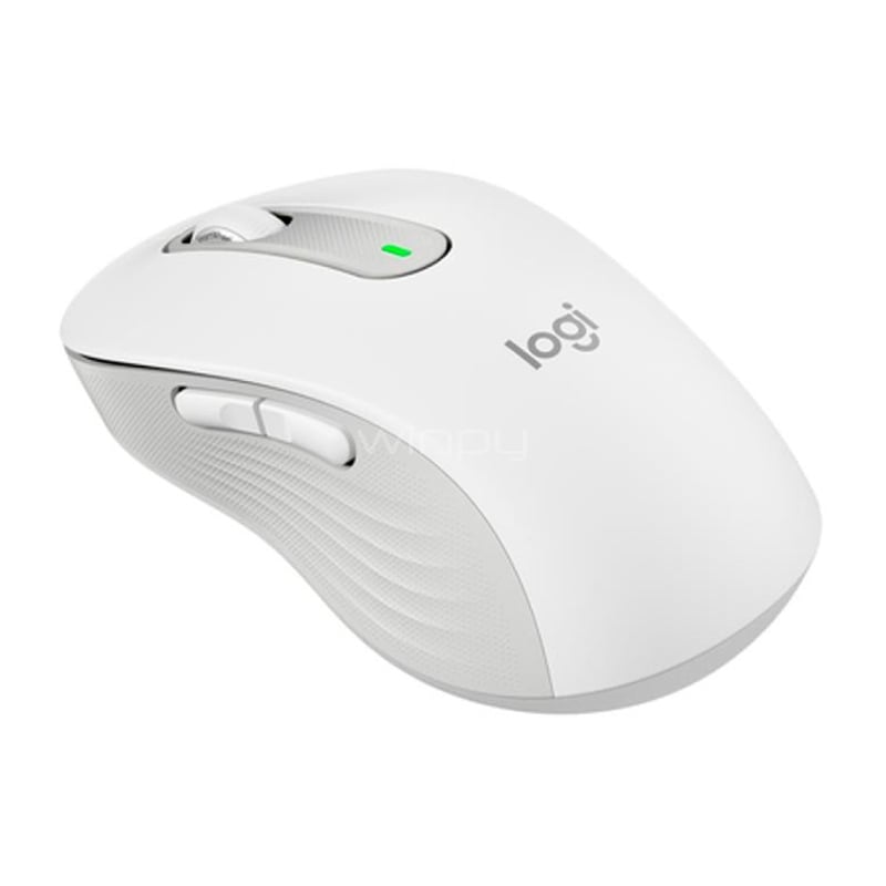 Mouse Logitech Signature M650L Wireless (2.000dpi, Bluetooth/Dongle USB, Blanco)