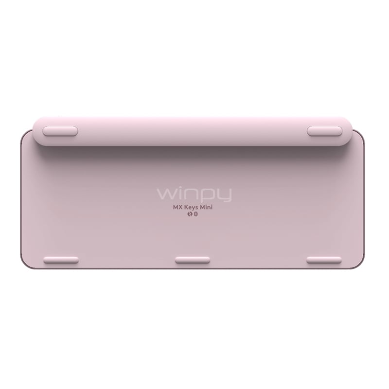 Teclado Logitech MX Keys Mini Wireless (Dongle USB/ Bluetooth, Rosado)