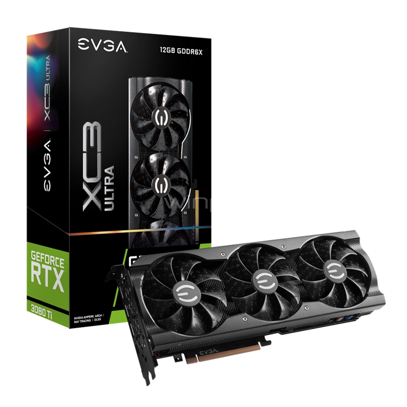 Tarjeta gráfica EVGA GeForce RTX 3080 Ti XC3 ULTRA GAMING de 12GB