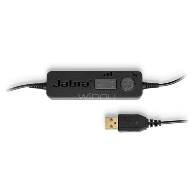 Audífonos Jabra BIZ 1100 EDU (USB, UC, ANC, Negro)