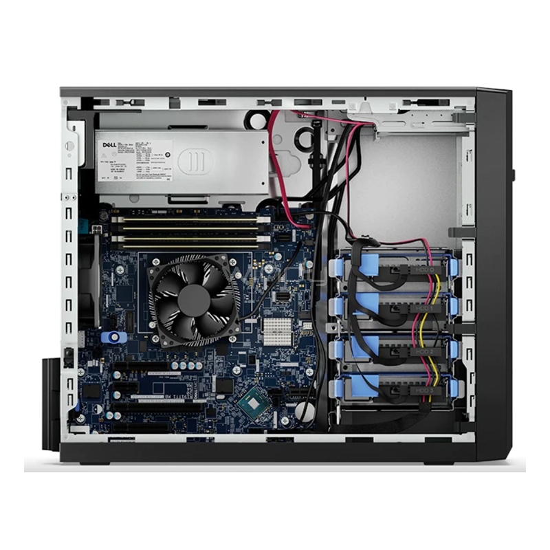 servidor dell poweredge t150 (intel xeon e-2336, 16gb ram, 2tb hdd, 4u)