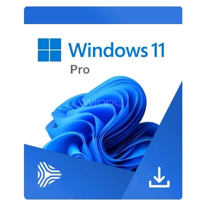 Licencia Microsoft Windows 11 Pro (1 Usuario, 64 Bits, Descargable, Plurilingüe)