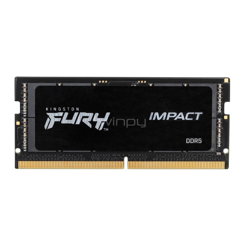 Memoria Kingston FURY Impact de 8GB (DDR5, 4800MHz, CL38, SO-DIMM)