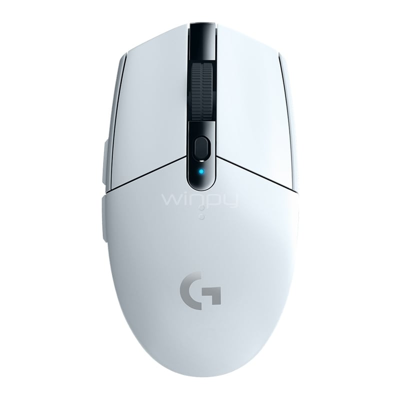 mouse gamer logitech g305 lightspeed (dongle usb, 1ms, 12.000dpi, 6 botones, blanco)