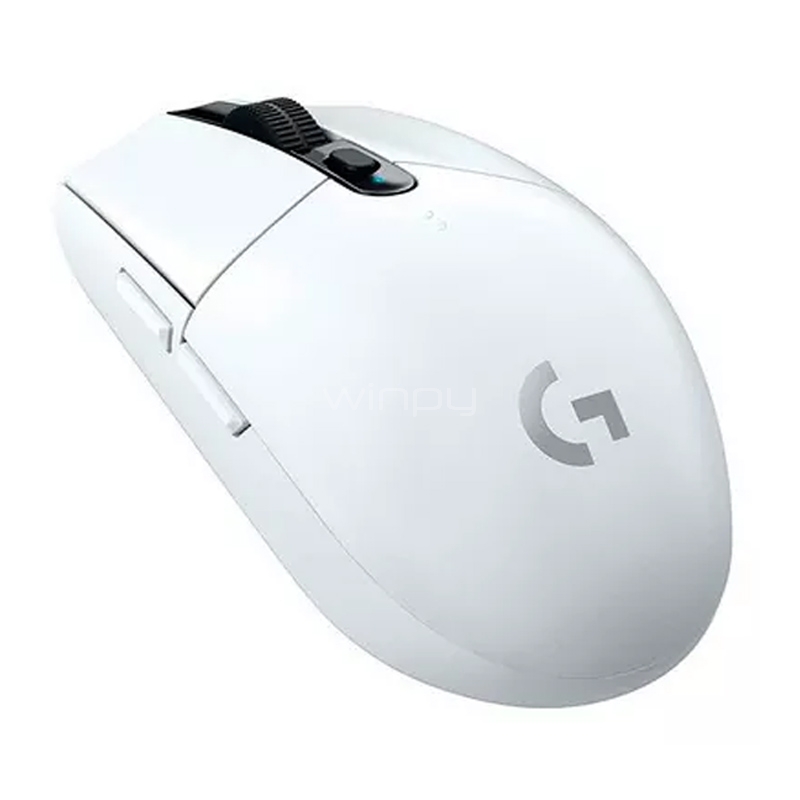 mouse gamer logitech g305 lightspeed (dongle usb, 1ms, 12.000dpi, 6 botones, blanco)