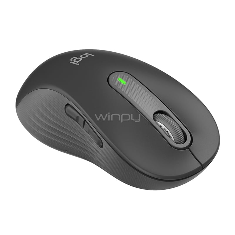 Mouse Logitech Signature M650L Left Wireless (Zurdo, 2.000dpi, Bluetooth/Dongle USB, Negro)