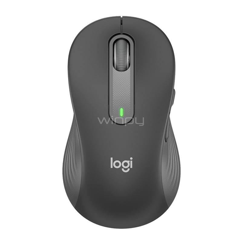 Mouse Logitech Signature M650L Left Wireless (Zurdo, 2.000dpi, Bluetooth/Dongle USB, Negro)