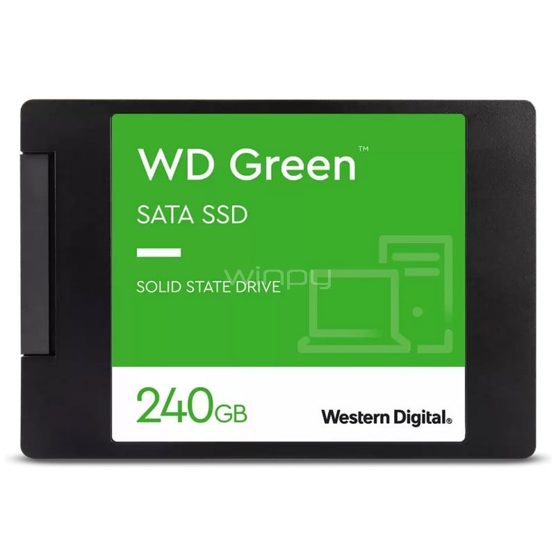 Disco de estado sólido Western Digital Green de 240GB (SSD, hasta 545MB/s)