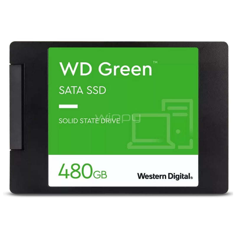 Disco de estado sólido Western Digital Green de 480GB (SSD, hasta 545MB/s)