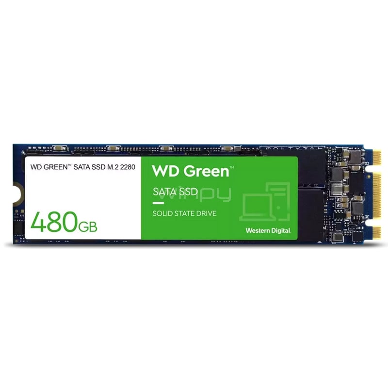 Unidad de estado sólido Western Digital Green de 480GB (M.2 2280, 545MB/s)