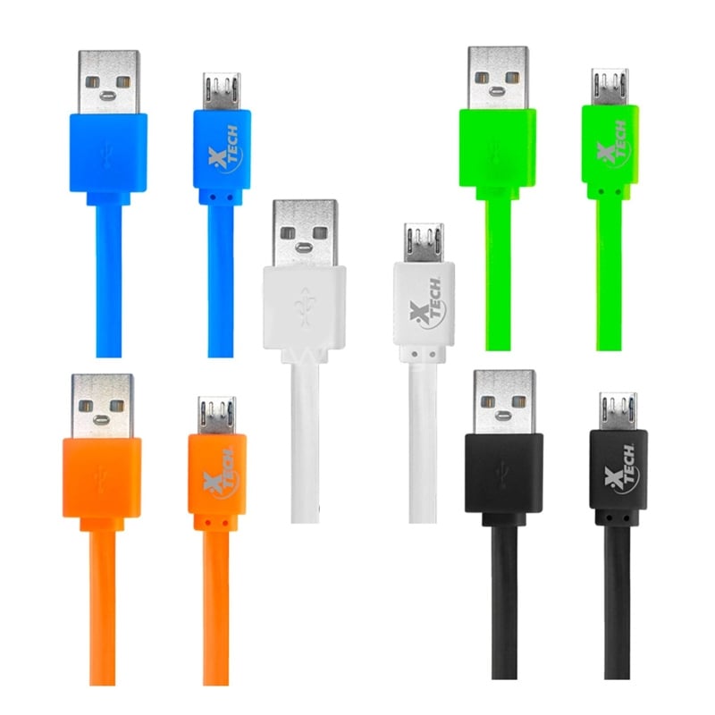 Pack de Cables Micro USB Xtech On-The-Go (10 unidades)