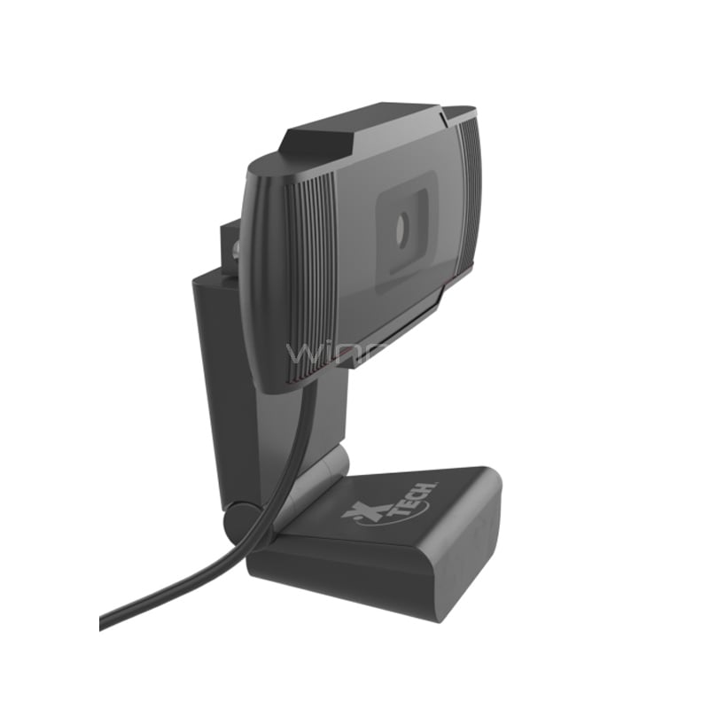 Webcam Xtech KEEK con micrófono (720p, 30fps, H.264, USB, Negro)