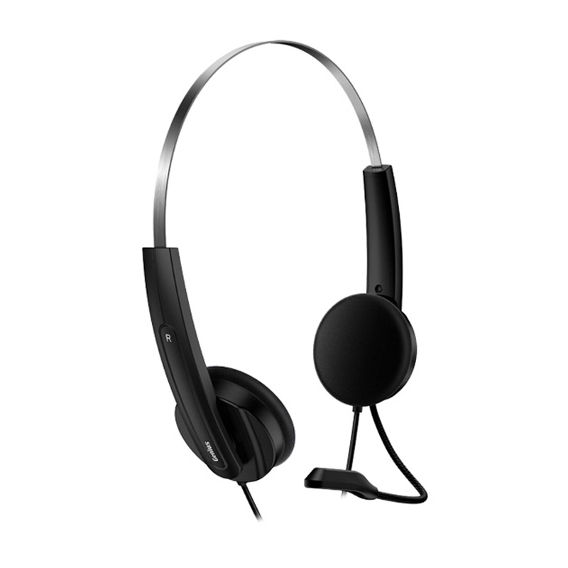 Audífonos Genius HS-220U con Micrófono (USB, Negro)