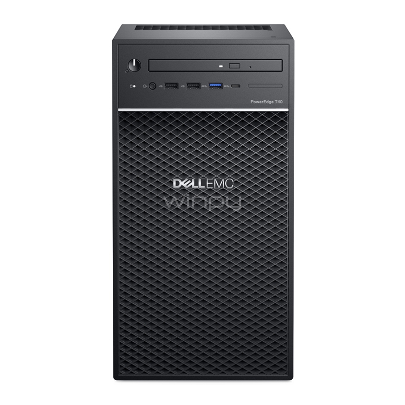 Servidor Dell PowerEdge T40 (Xeon E-2224G, 8GB RAM, 1TB HDD, Fuente 300W, Torre 4U)