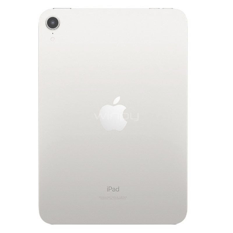 Apple iPad Mini de 8.3“ (6° Gen, 64GB, Wi-Fi, White)