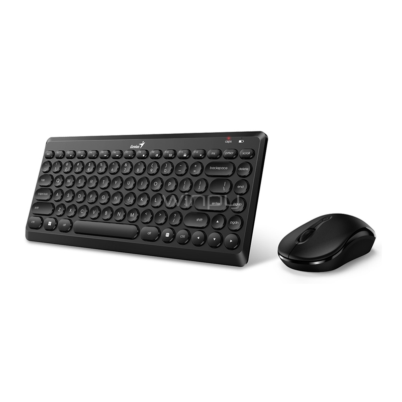 Kit de teclado y mouse inalámbrico Microsoft 2000 Inglés US teclado negro