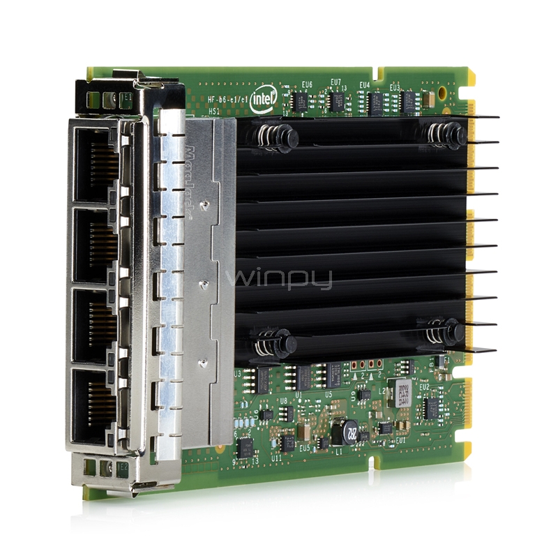 Adaptador Ethernet HPE Intel I350-T4 de 4 puertos (1 Gb,  BASE-T OCP3)