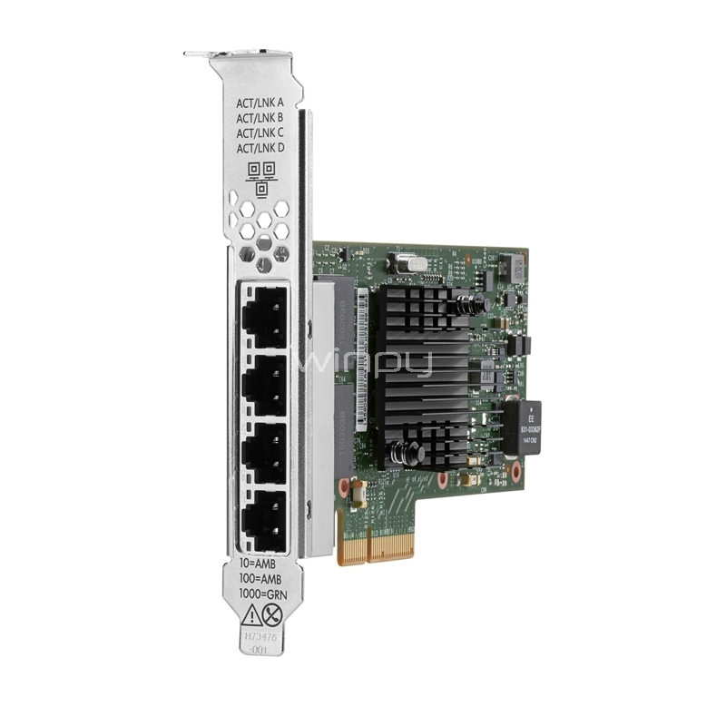 Adaptador Ethernet HPE Intel I350-T4 de 4 puertos (1 Gb,  BASE-T)
