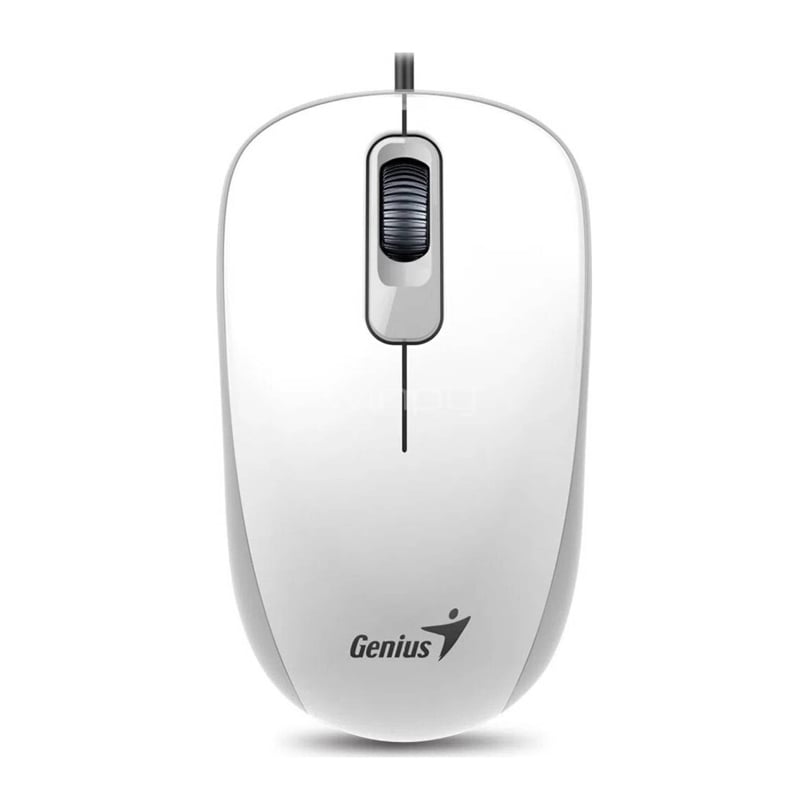 Mouse Genius DX-110 (USB, 1000DPI, Blanco)