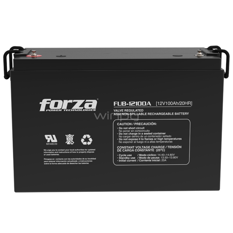Batería Forza FUB-12100A 12V/ 100 Ah (20HR)