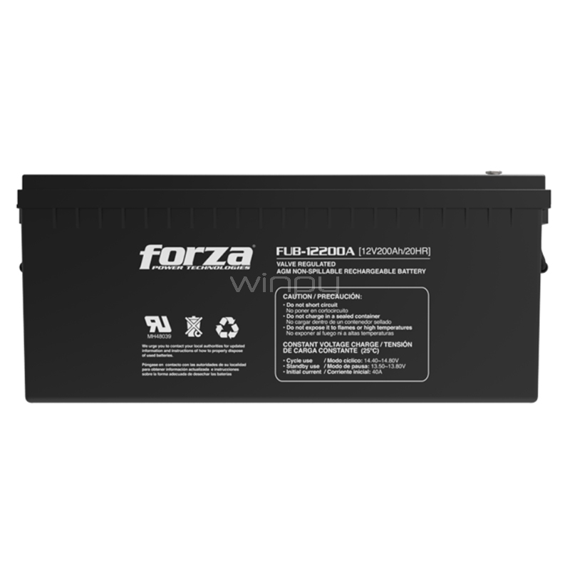 Batería Forza FUB-12200A 12V/ 200 Ah (20HR)