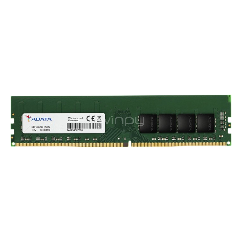 Memoria RAM ADATA Premier de 8GB (DDR4, 3200MHz, CL22, UDIMM)