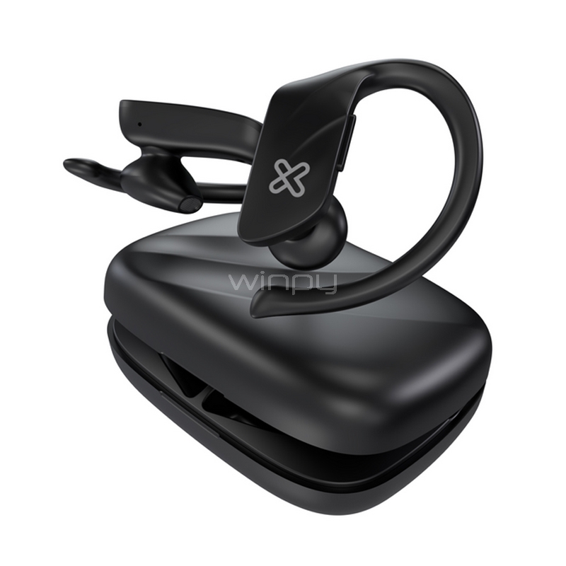 Auriculares Klip Xtreme SportsBuds TWS (Bluetooth, Negro)
