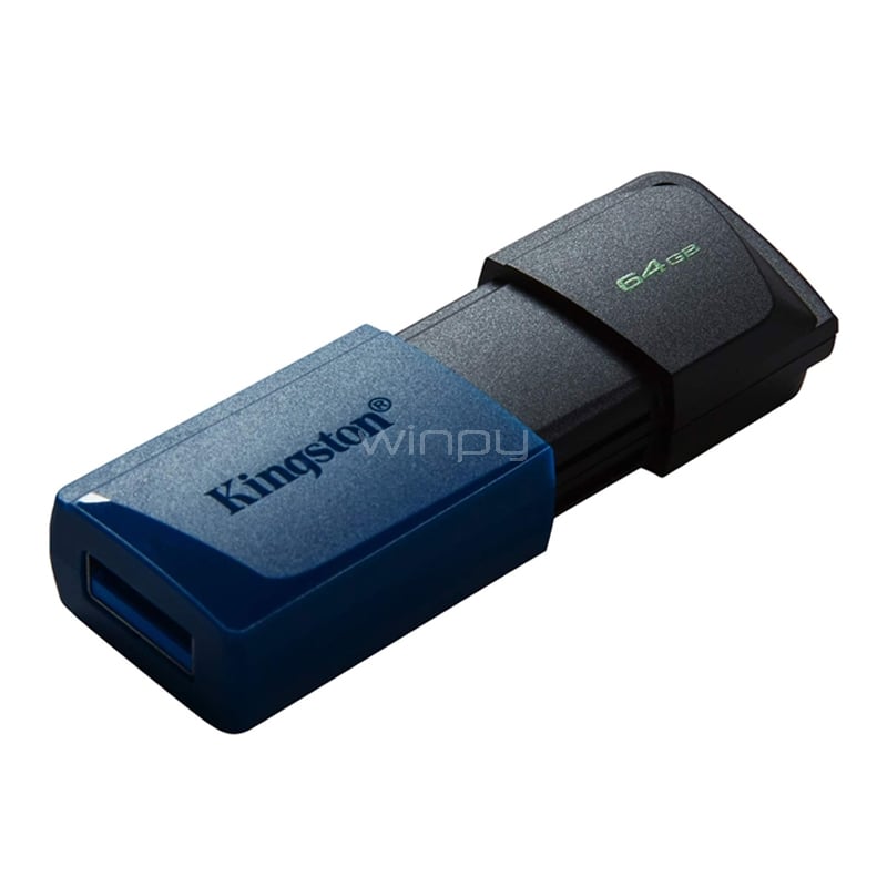 Pendrive Kingston DataTraveler Exodia M de 64GB (USB 3.2, Azul)