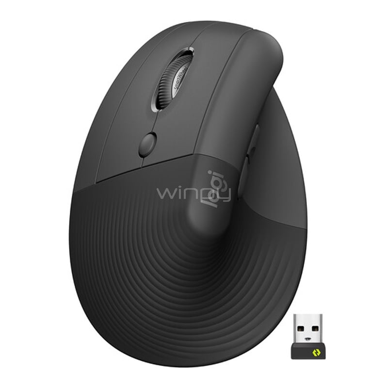 Mouse Logitech Lift Vertical Ergonomic para Zurdo 910-006467
