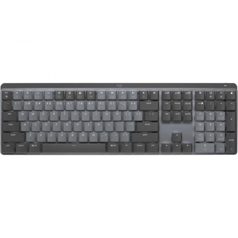 Teclado Mecánico Logitech MX (Switch Tactile Quiet, Bluetooth/Dongle USB, Español, Grafito)