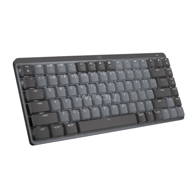 Teclado Mecánico Logitech MX Mechanical Mini (Bluetooth/ Dongle USB, Español, Grafito)