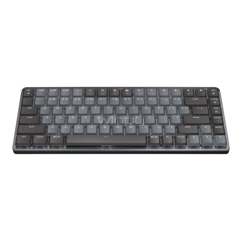 Teclado Mecánico Logitech MX Mechanical Mini (Bluetooth/ Dongle USB, Español, Grafito)