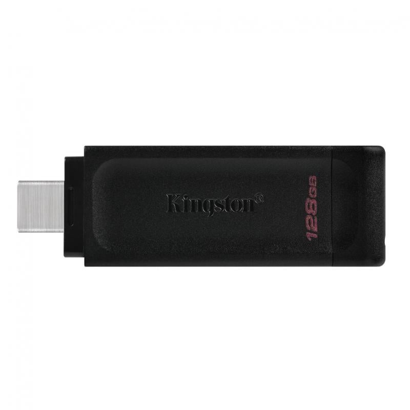Pendrive Kingston DataTraveler 70 de 128GB (USB-C, Negro)