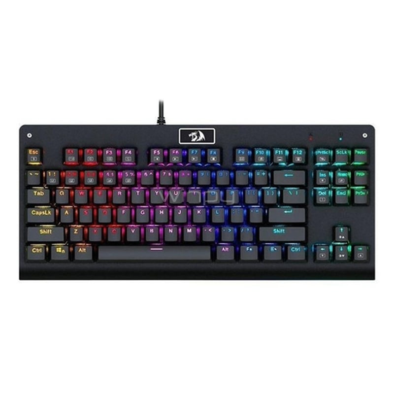 Teclado Mecánico Redragon Dark Avenger K568 RGB (Switch MK2, Anti-Ghosting, Inglés)