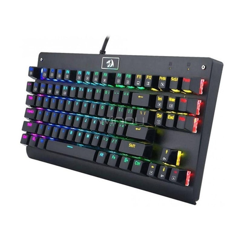 Teclado Mecánico Redragon Dark Avenger K568 RGB (Switch MK2, Anti-Ghosting, Inglés)