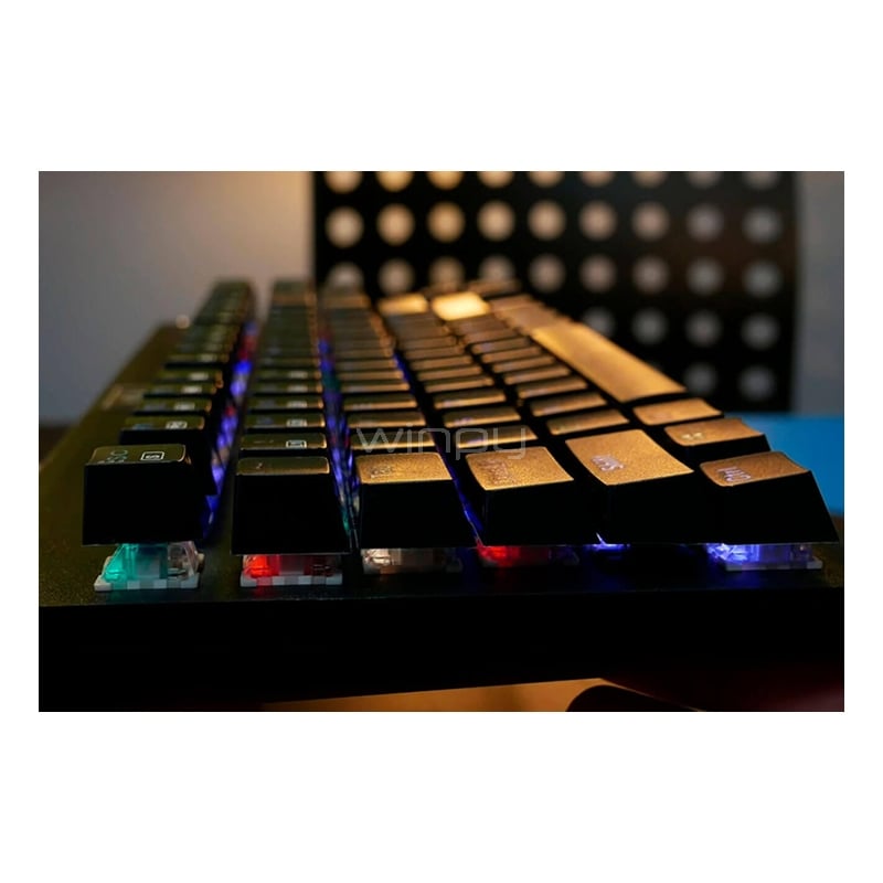 Teclado Mecánico Redragon Dark Avenger K568 RGB (Switch MK2, Anti-Ghosting, Inglés)