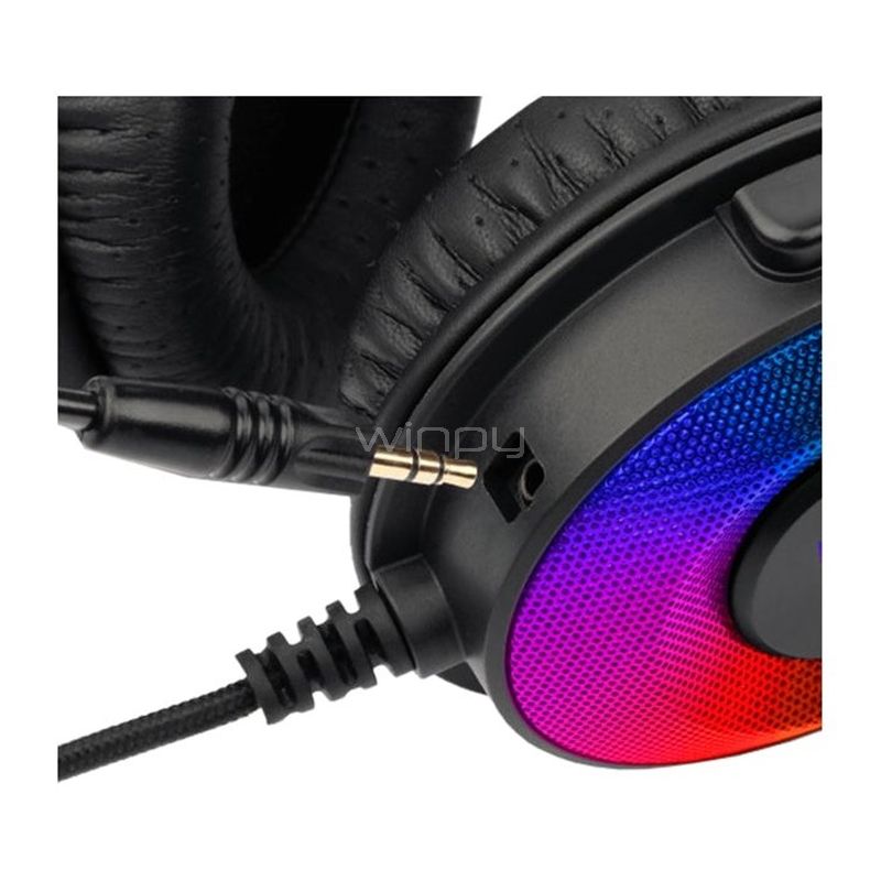 Audífonos Gamer Redragon Pandora H350 (Sonido 7.1, USB/Jack 3.5mm, RGB)