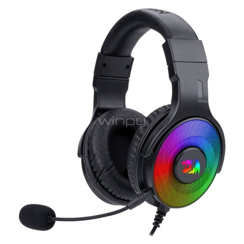 Audífonos Gamer Redragon Pandora H350 (Sonido 7.1, USB/Jack 3.5mm, RGB)