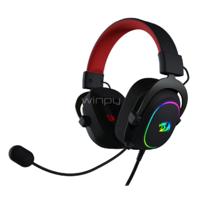 Audífonos Gamer Redragon Zeus X H510 RGB (Sonido 7.1, USB, RGB, Negro)