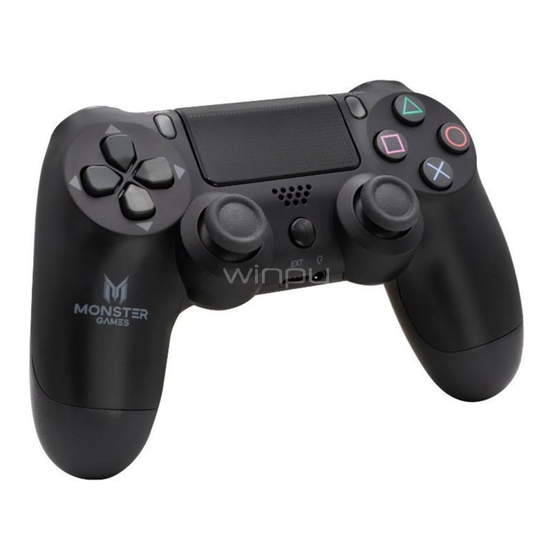 Joystick PS4 Monster Games 5065 Inalámbrico (Audio 3.5mm, hasta 10 metros)