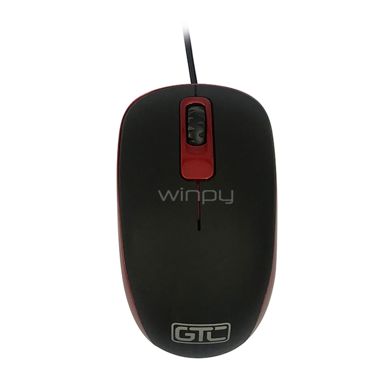 Mouse GTC MOG-200 (1.000dpi, Rojo)