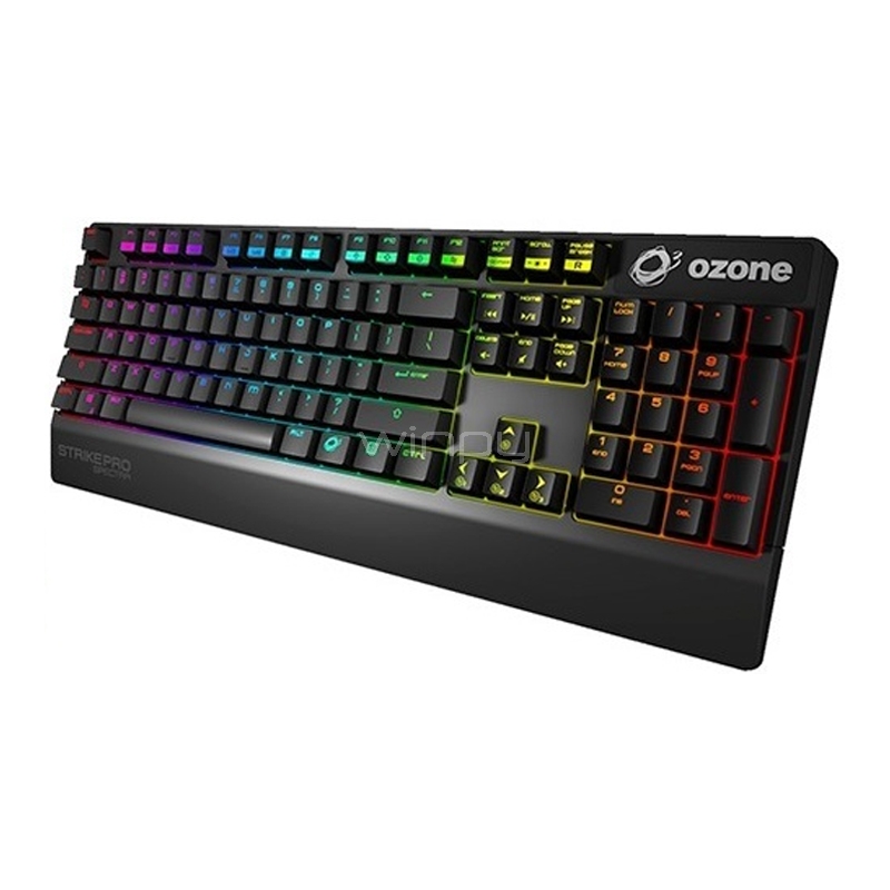 Teclado Mecánico Ozone Strike Pro Spectra Audio+Mic (Cherry Switch