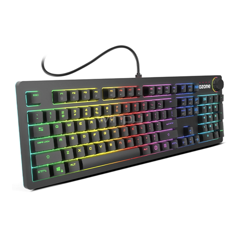 Teclado Mecánico Ozone Strikeback RGB (Switch Kailh Red, Español, Grafito)