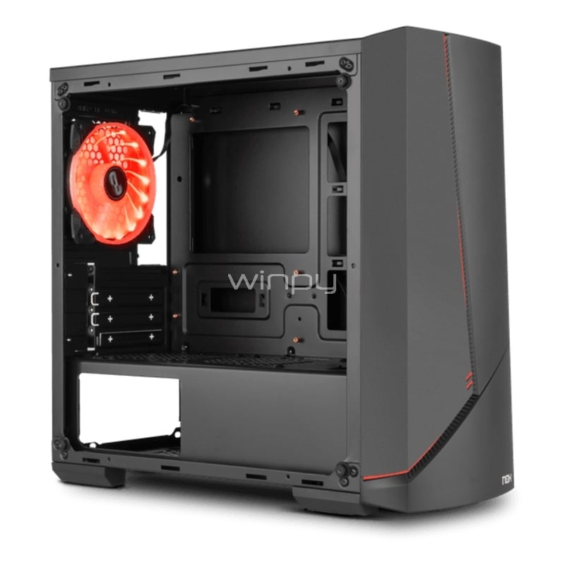 Gabinete Gamer Nox Alpha ARGB (Micro ATX, Vidrio Templado)