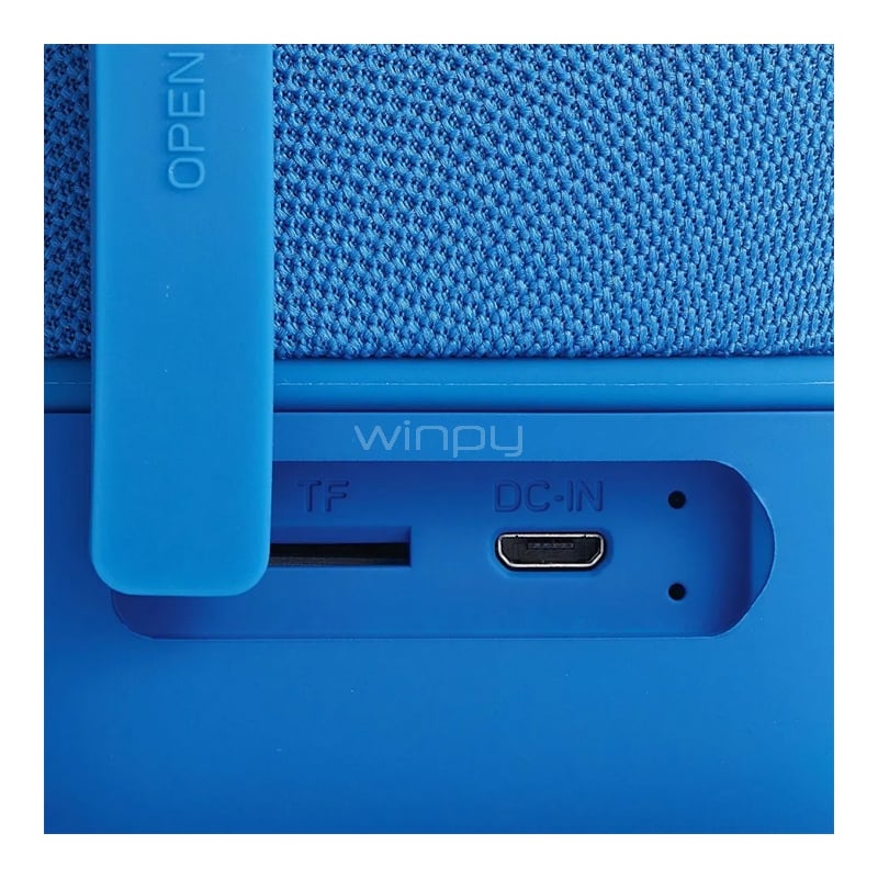 Parlante Inalámbrico Verbatim Cube TWS (Bluetooth, Azul)
